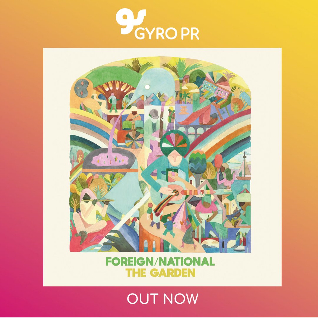 gyrostream's tweet photo. Fluidly waxing between psychedelic, afrobeat and avant-garde textures, ‘The Garden’ is Melbourne five-piece @foreignnatau at their virtuosic best. The band’s second album out now on all platforms. 🌿 https://t.co/MnAEGk6TeQ
#GYROpr #GYROstream https://t.co/in7IW9to2c