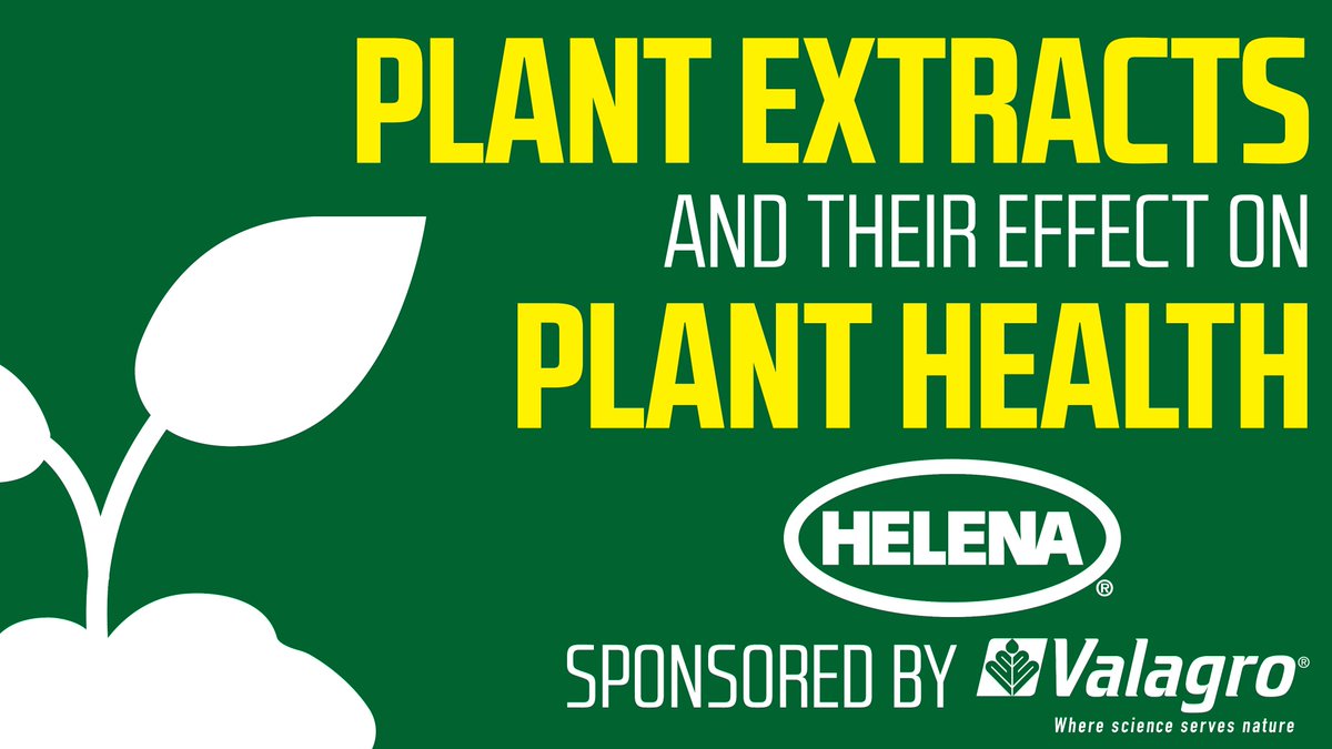 Join us on June 11th at 11 am CST to discuss plant extracts and their effect on plant health with Dr. David Pattison of Valagro. Click the link to register for the event 
bit.ly/SpecialtyPlant…