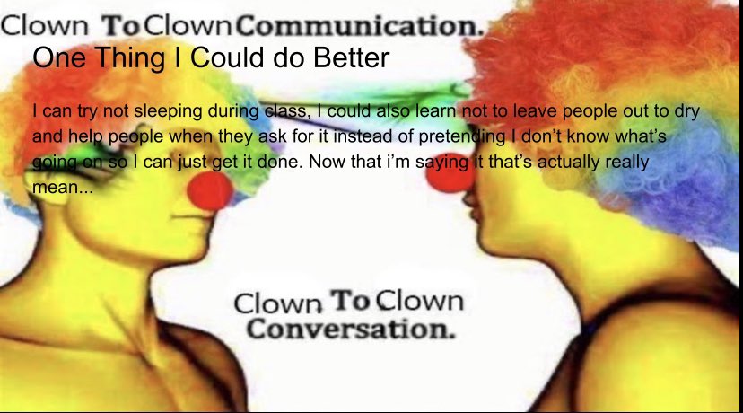 I say this but it’s not gonna happen