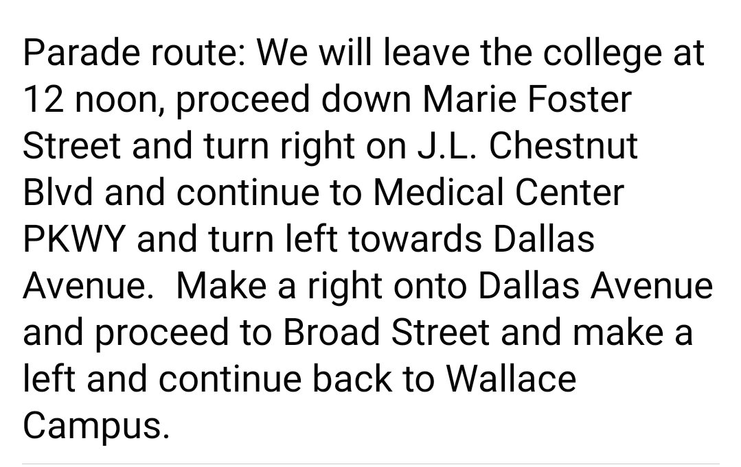 wccselma's tweet photo. If Weather permits, Wallace Community College Parade will begin at 12 noon on Friday, May 29th. https://t.co/1bAs21HHhy