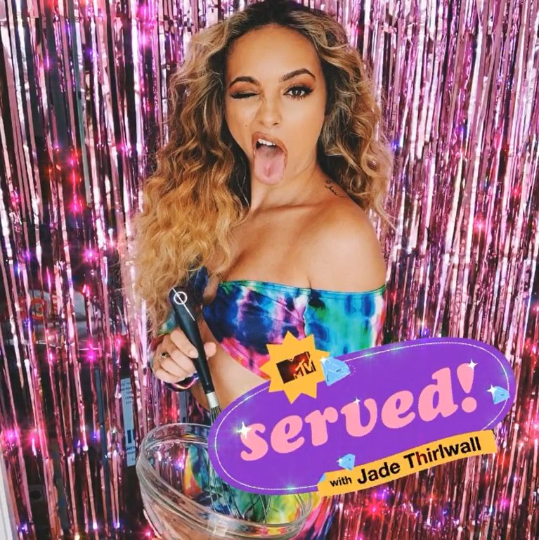 Day 28. TODAY WAS A SPECIAL DAY FOR OUR GIRLS, SO THIS TWEET WILL BE ALSO:  #JADE'S SHOW ON MTV UK,  #SERVED, FINALLY STARTED KSJDHGS AND  #LEIGH Y ANDRÉ GOT ENGAGED!!!!!! I'M SO SO HAPPY FOR MY GIRLS!!! #JadeThirwall  #MTVUK  #LeighAnne  #MIXER  #LMTV  #LittleMix  #LEIGH  #LEIGHGOTENGAGED