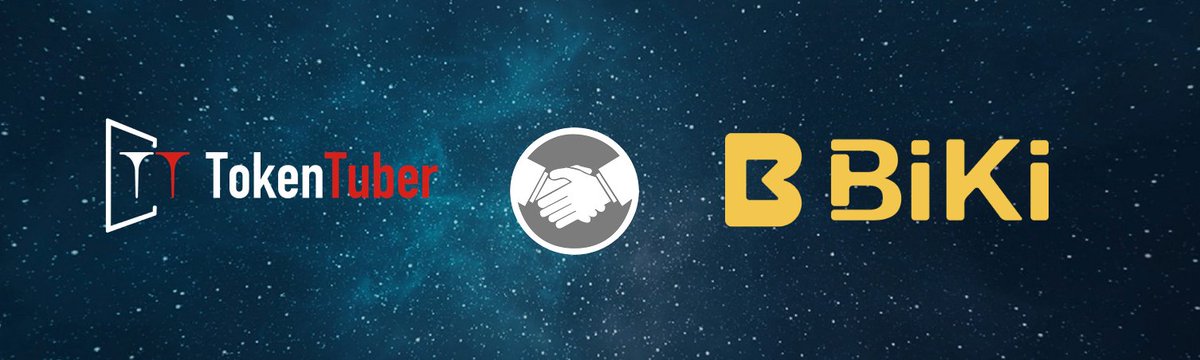 tokentuber's tweet photo. We are proud to announce that we have secured a strategic partnership with the exchange @BiKiEnglish ! https://t.co/I1qg3c7t3f