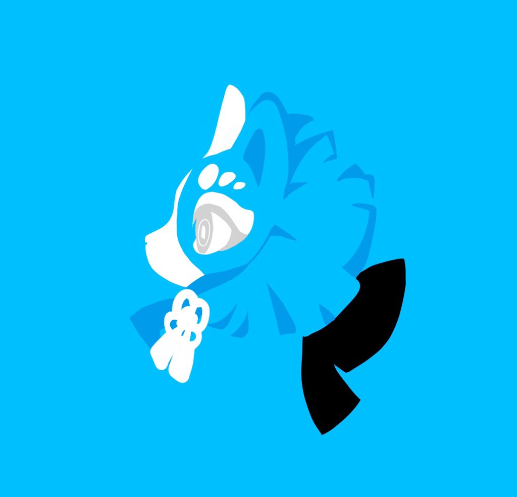 solo no humans simple background pokemon (creature) blue background blue theme profile  illustration images