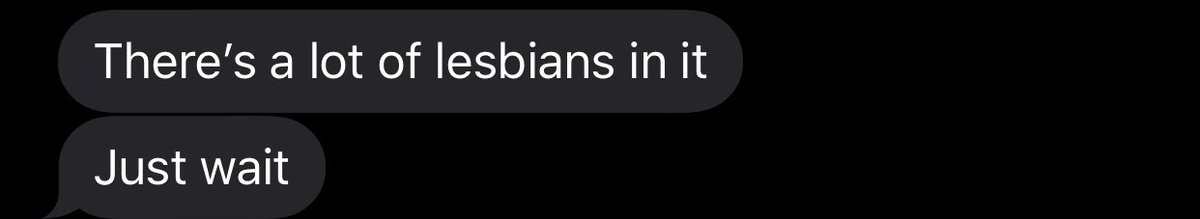I told my sister I was watching for the first time and she just said this