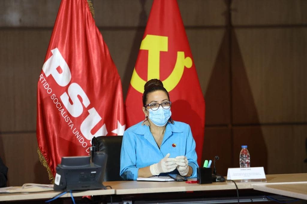 #EnFotos| Así se desarrolla la videoconferencia entre el Partido Comunista de China (PCCh) y el Partido Socialista Unido de Venezuela (@PartidoPSUV) sobre la lucha conjunta contra el Covid-19. #FuriaBolivarianaPatriaLibre #28May