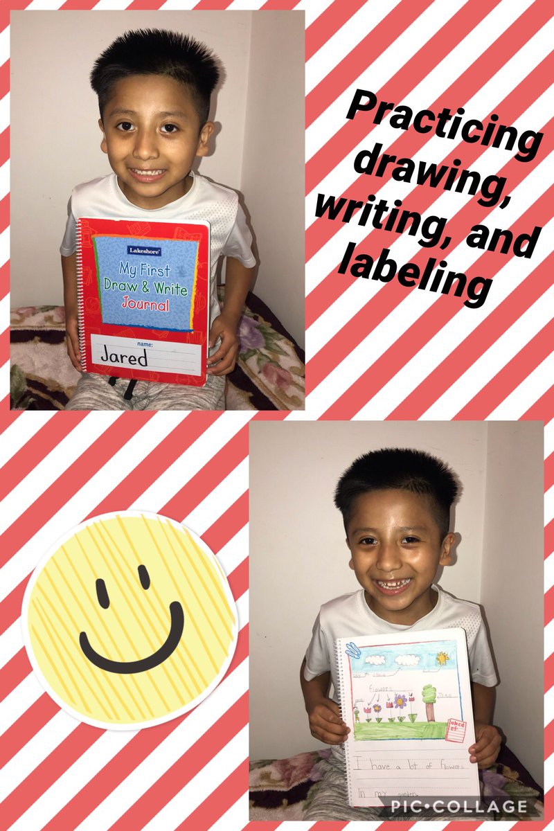 JoselynS_H's tweet photo. Today was day 2 of workbook work which includes math, sight word practice, his picture word journal, and his first draw and write journal! He is crushing it and doing an amazing job! @MsBlackRBPS is so lucky to have a student like him! He is doing an AWESOME job! @rbpsEAGLES https://t.co/NVllBClLNJ