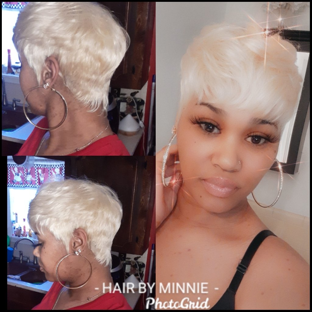Hair By Minnie On Twitter 27 Piece Quickweave Laaaaaid Bossladycreations Hairbyminnie Dallasstylist Quickweave Shine Blonde Pixiecut