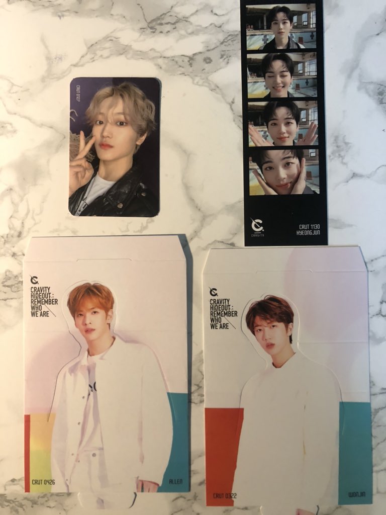 BesLyfe's tweet photo. @CRAVITYtrades 
Have: photo 1
Want: ❗️PRIORITY❗️Hyeongjun Photo Card/standee, 
Seongmin film strip, Sermin standee
Location: 🇨🇦 Canada
WW: 👌 (prefer CAN/US) https://t.co/tfybxR5Yi8