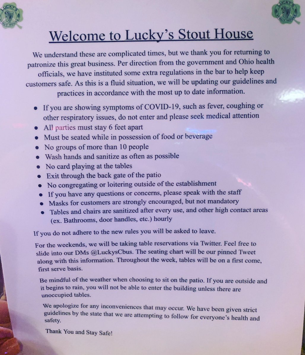 Lucky's Stout House tweet media