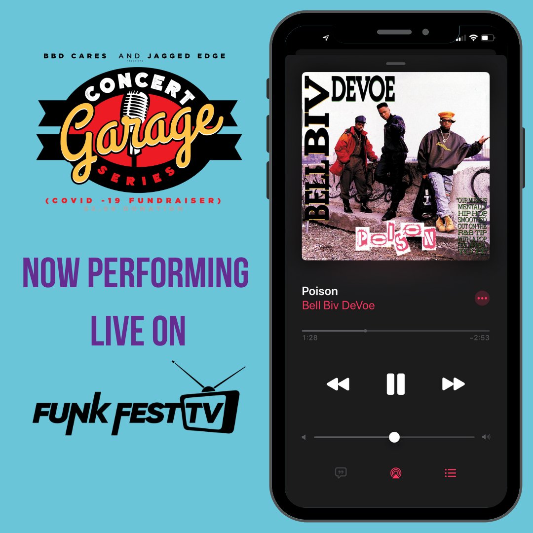IT'S DRIVING ME OUT OF MY MIND... Let's get it! #funkfesttv
#BBDcares 
#garageconcertseries