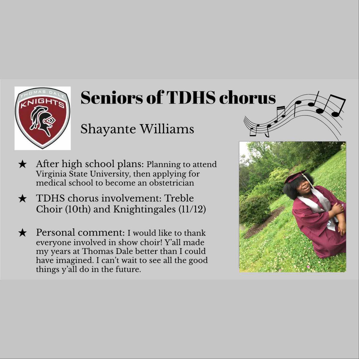 Class of 2020 Senior Sendoff: Shayante Williams!