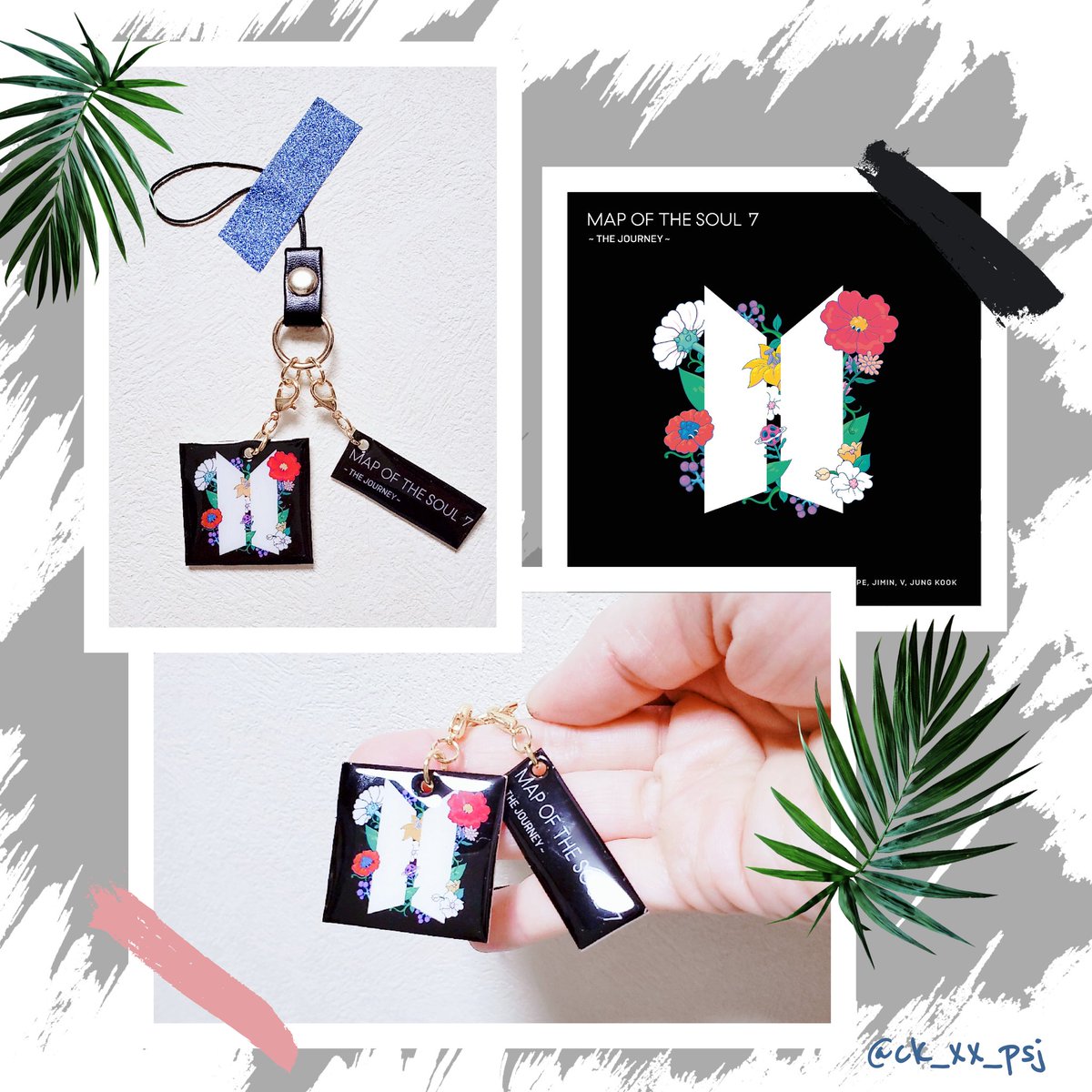 Lou 치카 Map Of The Soul 7 The Journey このver のデザインが 可愛いかったので早速 作った笑 やはり可愛い Bts Map Of The Soul 7 The Journey 방탄소년단 防弾少年団 Louクラフト プラ板 プラ板キーホルダー