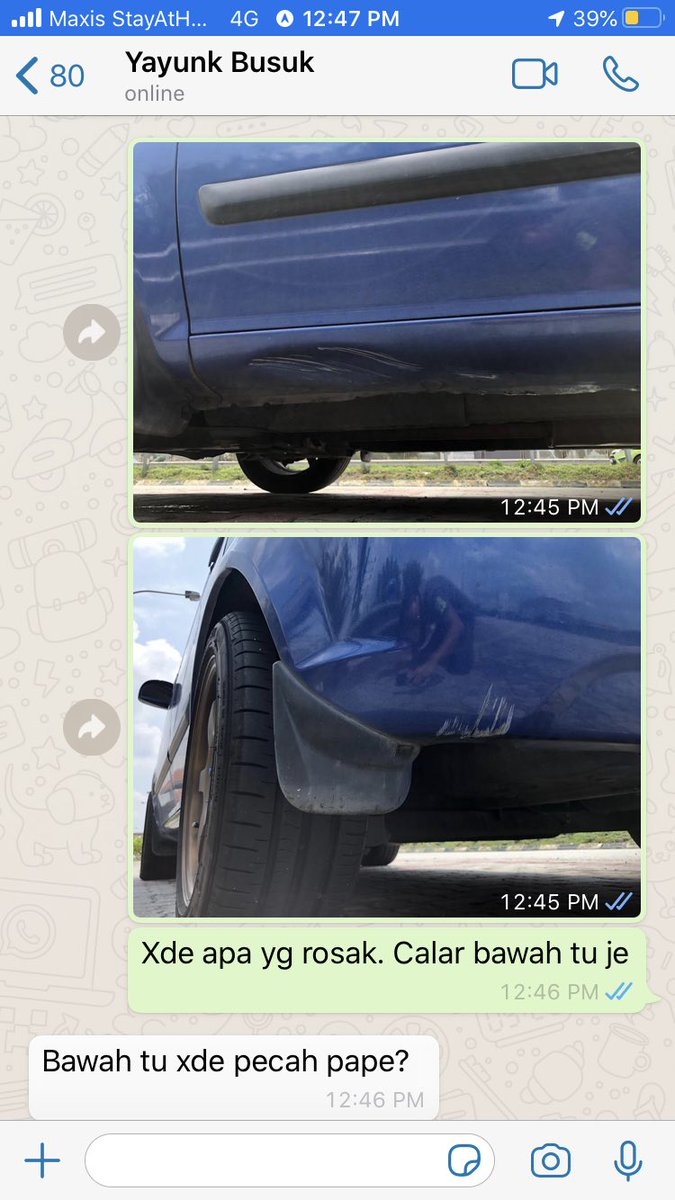 Lepas divider langgar tu, aku cuba tny mcm mana leh jadi, tp dia sendiri seolah-olah hilang ingatan. Tu aku tny ada terhantuk kepala ke...Tapi calar sampai bumper belakang jugak la. Sikit je. Tapi pedih juga hati. Hahaha