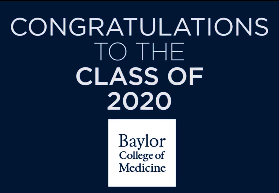 CMLincolnMD's tweet photo. Memorable way of receiving a high honor and reciting the #PhysiciansPledge virtually @bcmhouston! #PatientsFirst #HealthCare #MedEd #CongratsClassof2020 https://t.co/l2iW0TivOU