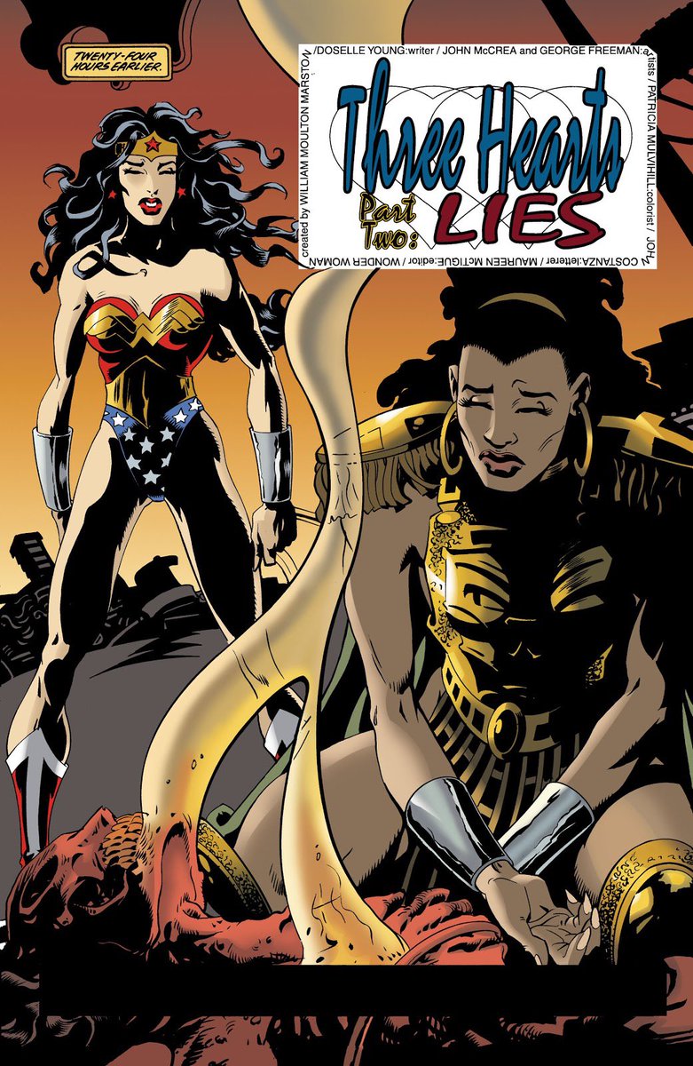 Nubia tried to use the lasso of truth on Constance but it burned her instead