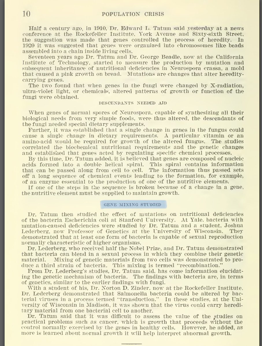 agentrevolt's tweet photo. “Gene Mixing Studied” - discussed in population crisis and control congressional subcommittee https://t.co/dtMHPshChB