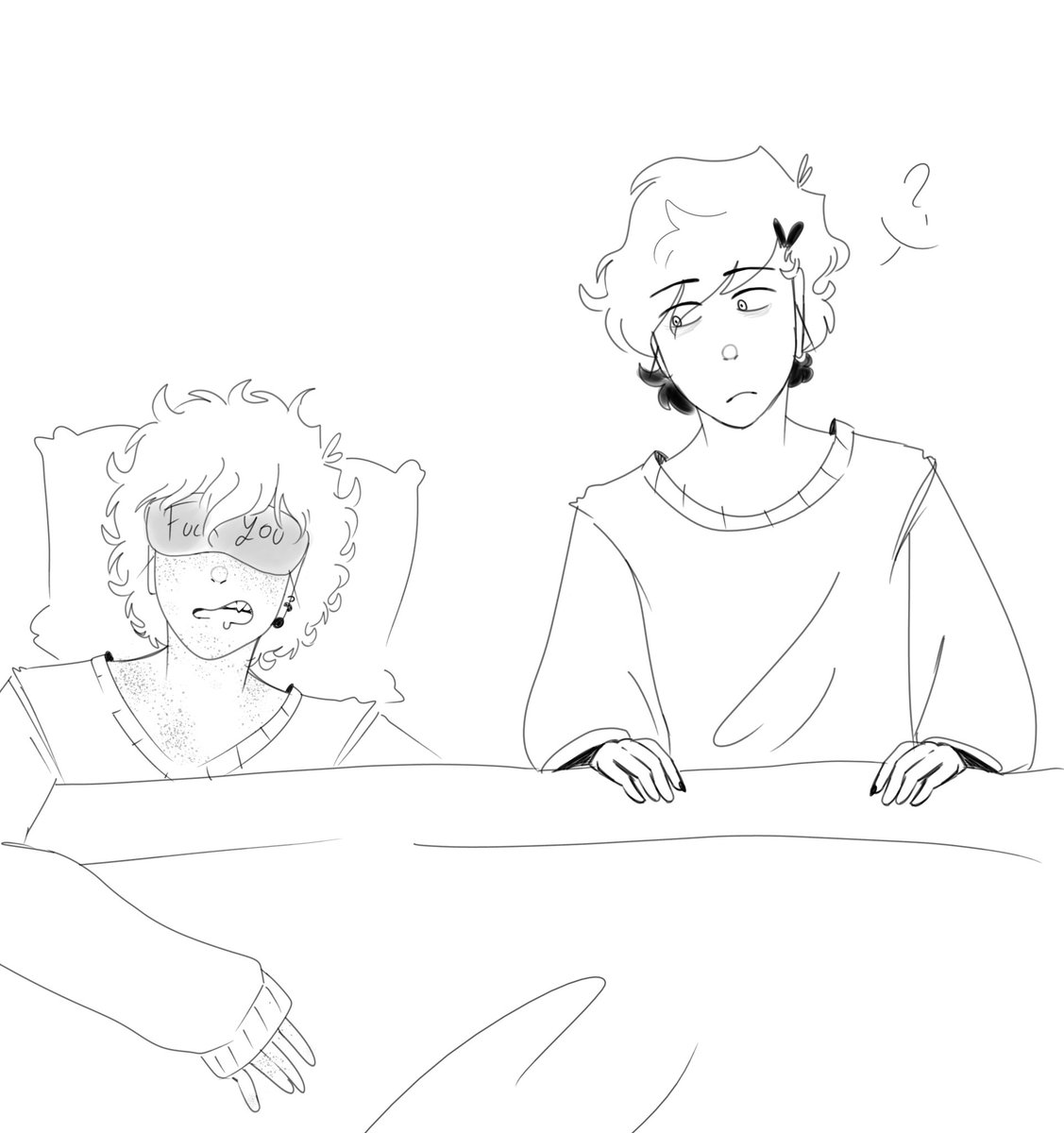 Mari__space's tweet image. #TwitterLockApp 
Pequeño comic sin sentido que quería hacer de como se llevaban Max y james antes 😔