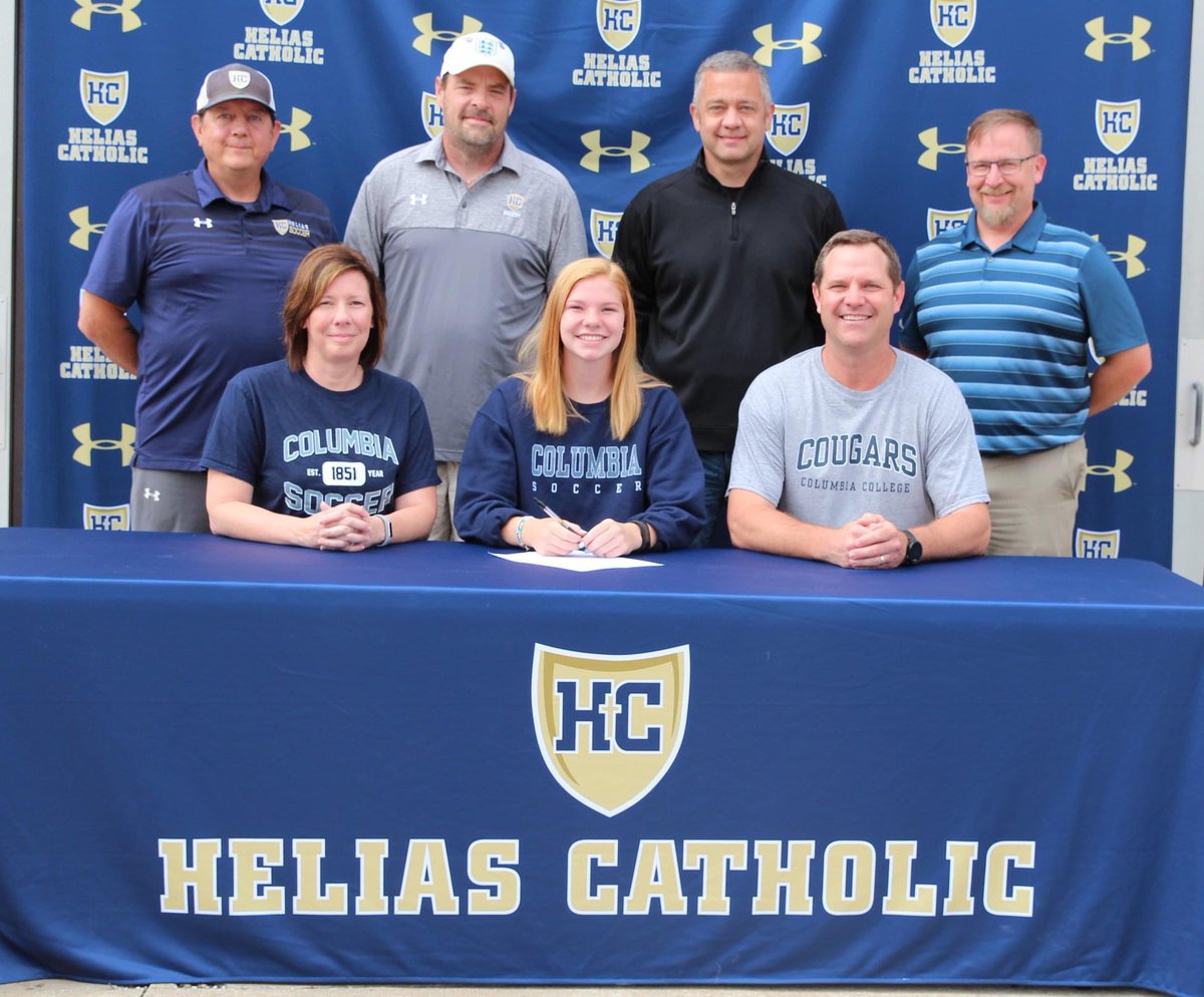 LADYSADERSOCCER's tweet photo. Congratulations to @grace_winegar who signed to play soccer with Columbia College! https://t.co/AZRXo0faH4