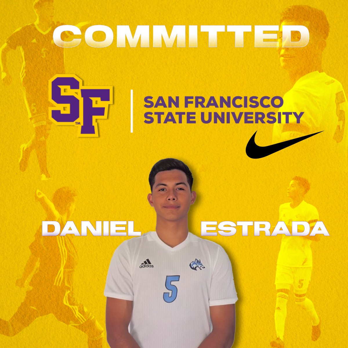 dannyestradda's tweet image. 100% COMMITTED.                                   San Francisco State University                  #Gogators