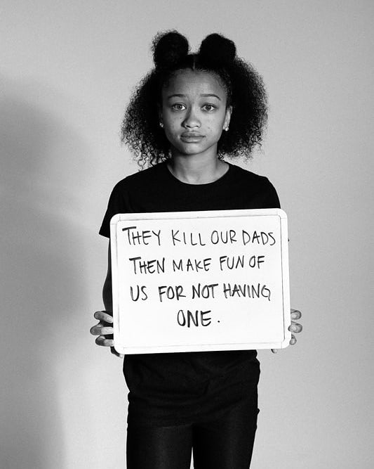 FillmoreRich3's tweet image. In 2016 our very own 17 year old @officialkaymezo produced this "Don't Shoot" campaign taking a stand against police brutality. Its very upsetting that our people are still dealing this sh*t @projectlevel #ProjectLevel #justiceforgeorgefloyd