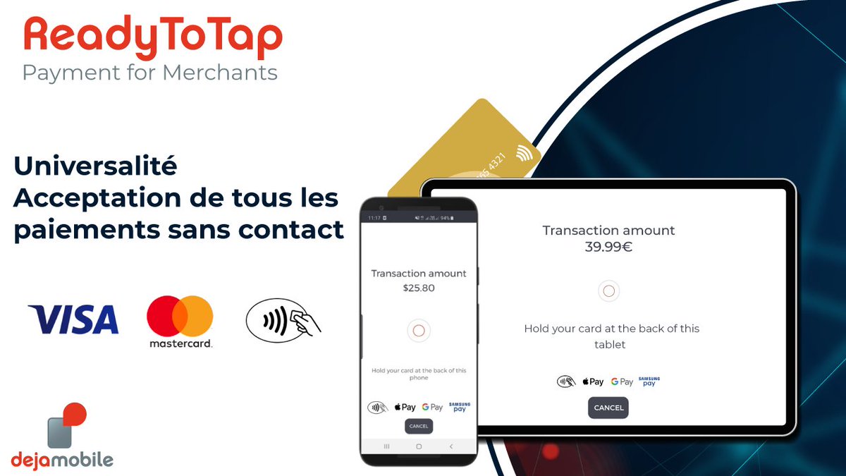 Comment améliorer l'expérience utilisateur en magasin? Transformez n'importe quel appareil Android en un terminal #POS et acceptez les paiements #sanscontact.
Découvrez notre nouvelle solution #mPOS ➡️ bit.ly/2TR9EI1

#softPOS #paiementmobile
