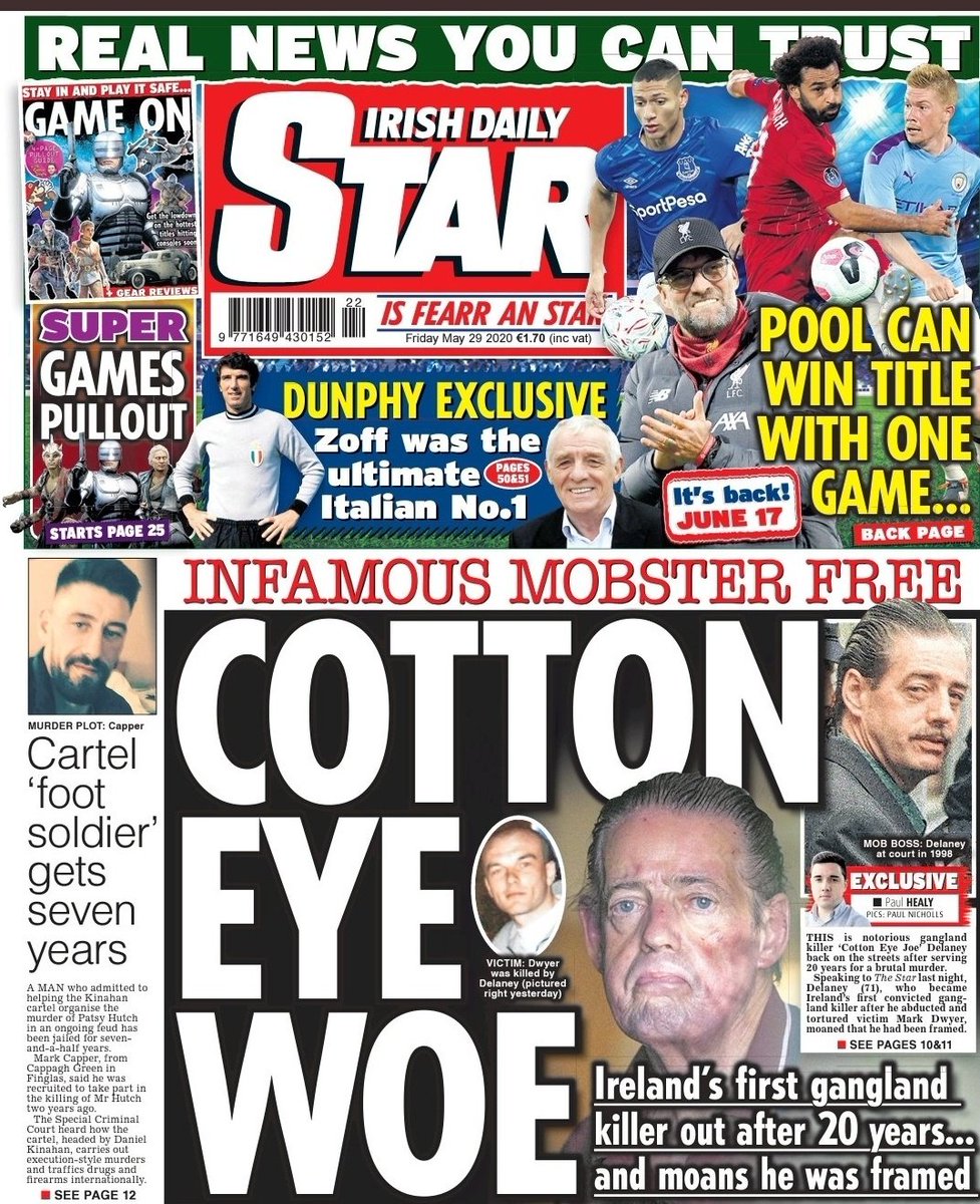 Paul Healy on Twitter "Ireland's first convicted gangland killer