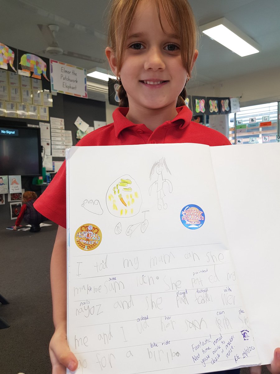 So proud of KE writers today! The topic was 'if I were the boss for a day' and the ideas were awesome! 😁 #proudteacher <a href="/CampbelltownPS/">Campbelltown Public</a>