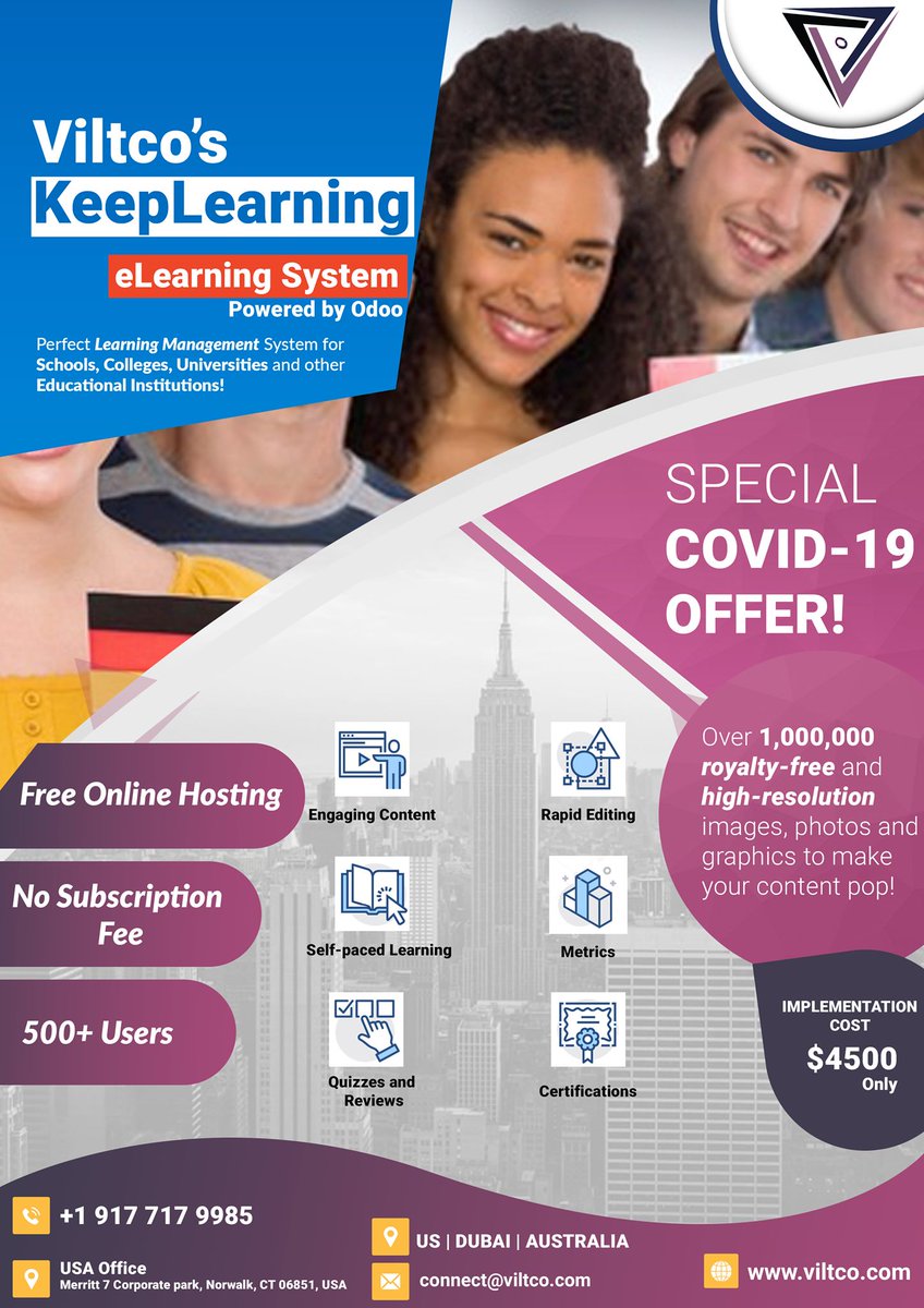 viltcosolution's tweet image. #covidoffer #elearning #elearningeducation #discountoffers #viltcosolution #digitalsolution #digitalizeyourbusiness #UAE #USA #fridaymorning