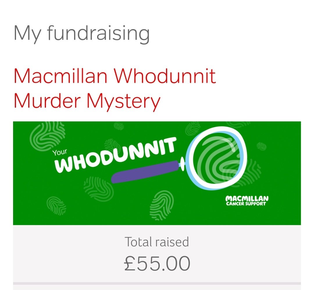 jenginnyluna's tweet photo. Pretty happy with that for an hour and a half's larking about online in a silly costume! Please take a look at @macmillancancer Whodunnit evening, it's loads of fun! ❤️ #MurderMystery #cancersupport #charityevening https://t.co/2QoVlh7owG