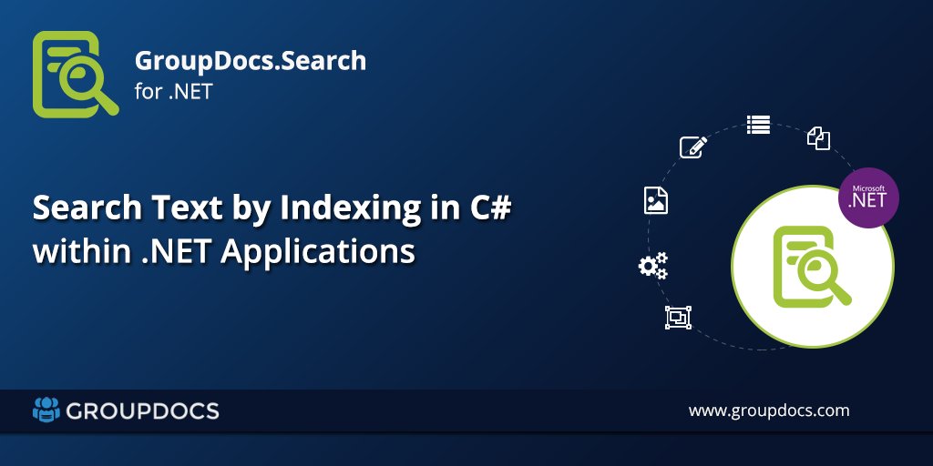 Text Indexing for Search in C# using Search API for .NET
blog.groupdocs.com/2020/05/29/sea…
#indexing