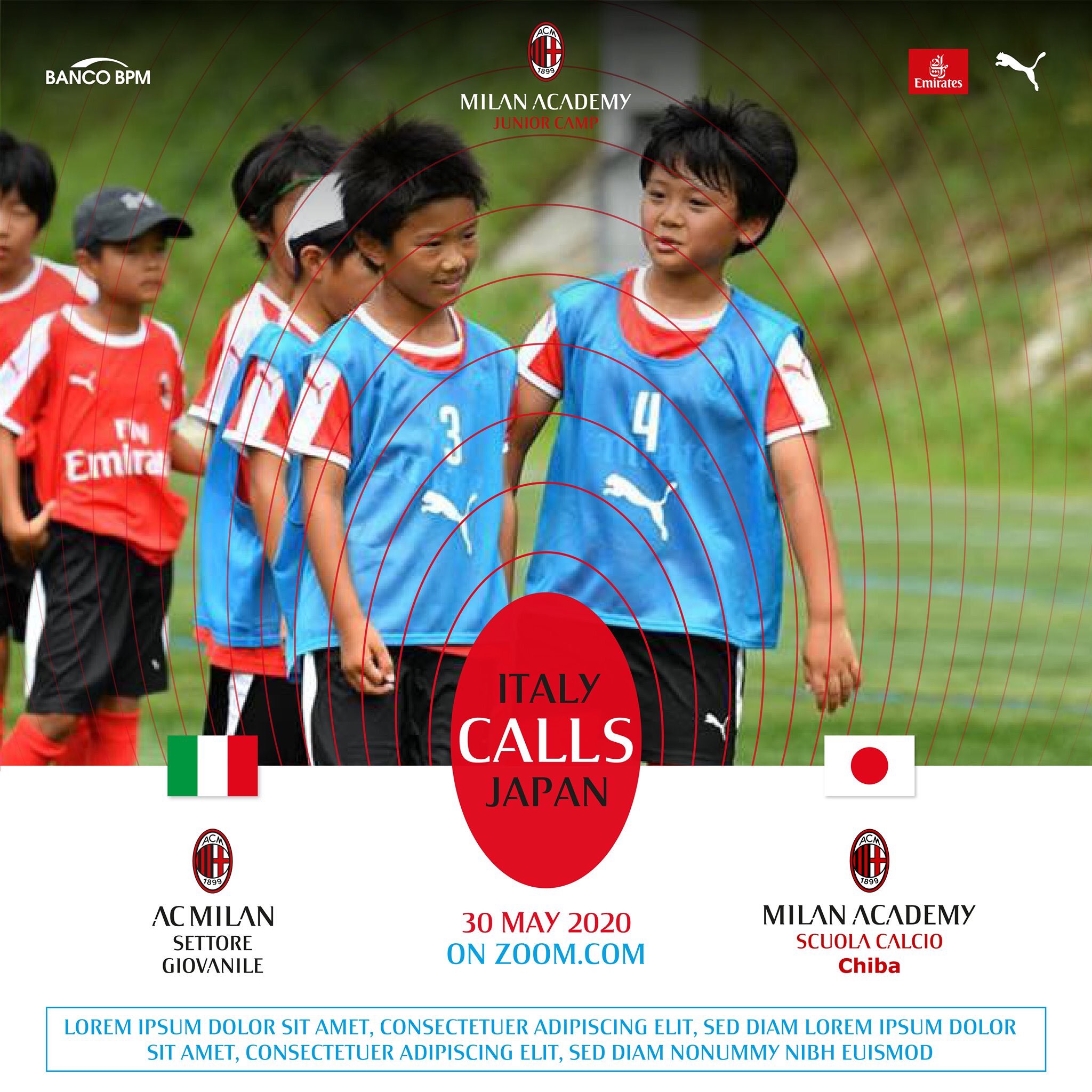 Ac Milan Academy Chiba Official アカデミー情報 明日 30日土曜日に行われるacミラン 本部アカデミーチームとのオンライン合同トレーニングにスペシャルゲストとして Acミランの元選手でjリーグの清水エスパルスでもプレーし現在 ミラン本部の