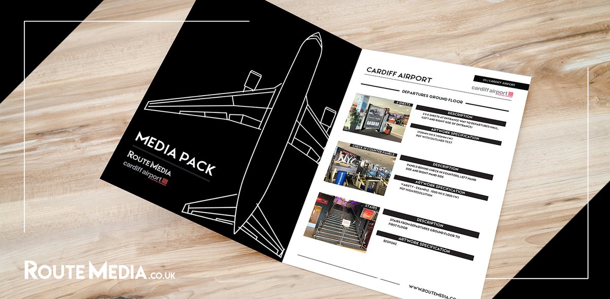 RouteMediaUK's tweet photo. Our new brochure shows all of our Airport advertising opportunities, download now so you’re ready when travel is alive and kicking again https://t.co/sCoYsGzf56 @Cardiff_Airport 

#RouteMedia #OOH #AdvertisingCardiff #airportadvertising https://t.co/BKVnuMXywp
