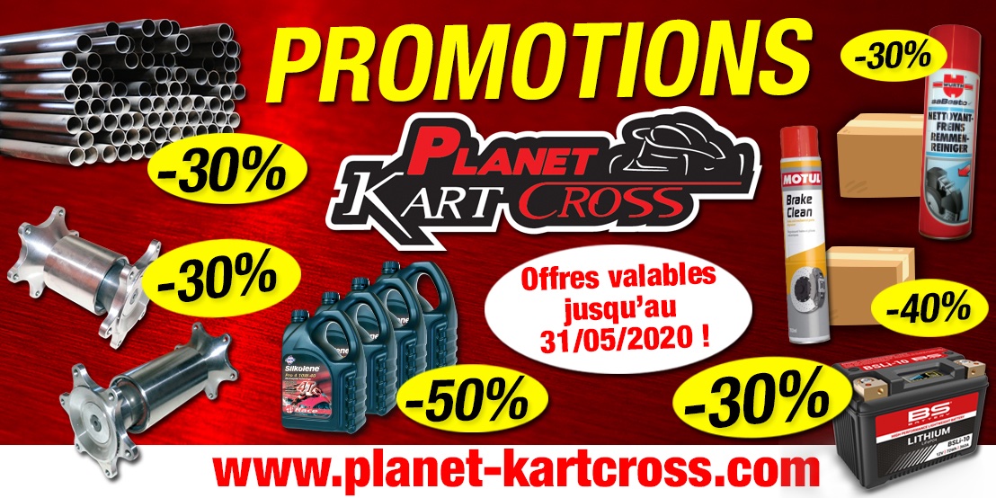 🔔Fin des promos dimanche !!🔔Venez-vite en profiter sur notre site ! 💻planet-kartcross.com🏁Lundi il sera trop tard !📦#PROMOS #PKC #PlanetKartCross #SprintCar #Kartcross #XCCrossCar #Tubes #Huile #NettoyantFreins #Ponts #SiteInternet #Magasin