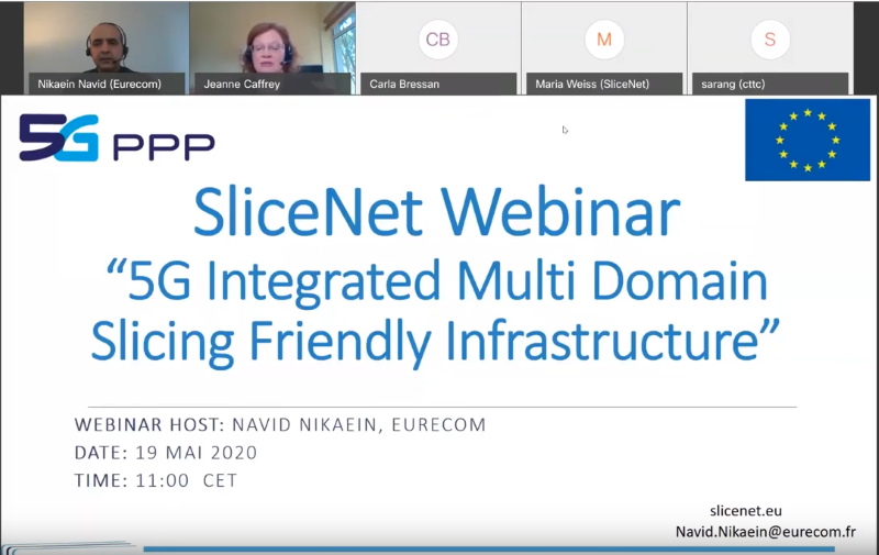 Watch the video recording of our 7th 5G Network Slicing Webinar - Navid Nikaein from EURECOM explains the 5G Integrated Multi-Domain Slicing Friendly Infrastructure.
youtu.be/IMTMX-my3Lk
#5Gsystemintegration #NetworkSlicing #SliceNetWebinar #SliceNetVideo #ICT #H2020 <a href="/5GPPP/">5GPPP</a>