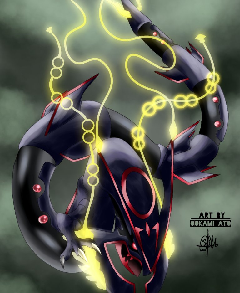 Pokemon Shiny Mega Rayquaza 3