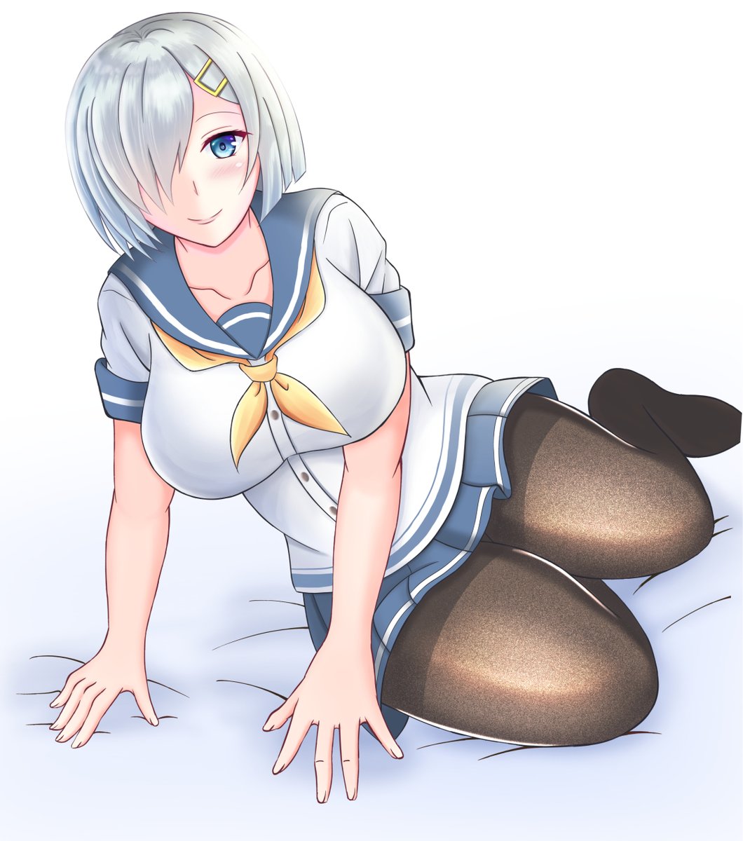 色々な塗り方を試行中
#浜風 #艦これ 