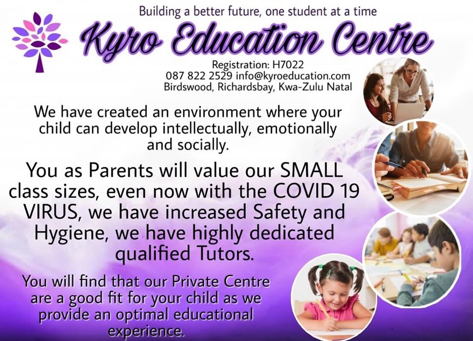 RichardsKyro's tweet photo. We are a well established education centre, where we go the extra mile with your child, giving them the one on one attention they need to become the best they can be. Rest assured your childs safety and educational well being are on top of our priorities. https://t.co/PjMECu7d9v