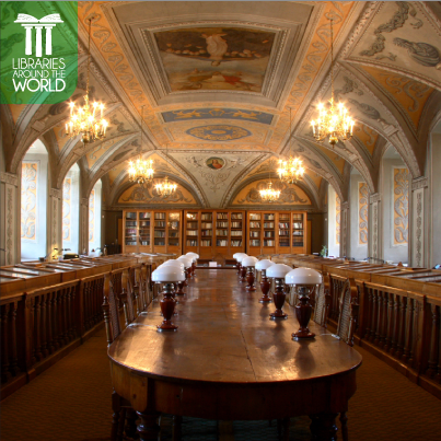 Rosetta_Books_'s tweet image. The oldest and among the largest academic libraries of Lithuania, Vilnius University Library was founded in 1570 by the Jesuits. The library currently holds 5.4 million documents that are accessible to members of the Vilinius University and wider public.

#LibrariesAroundTheWorld