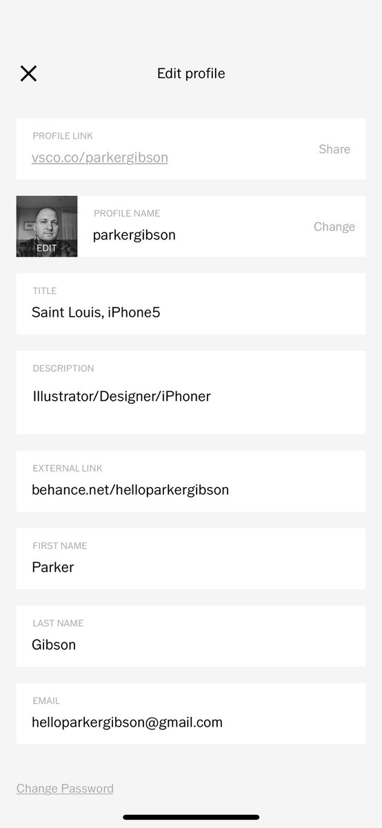 helloParkerG's tweet image. This is very irritating. Tapping into edit my personal profile within the @vsco mobile app there is no place to save any updates I make. #ux #userexperience #formfields #VSCO