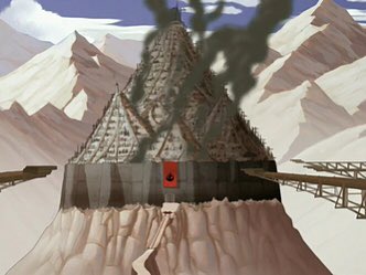 Another fantastic photo of the great city of Omashu, before the disease of modernism