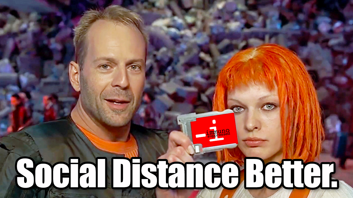 Stick2getherFam's tweet photo. Social Distance Better.

#SocialDistancing #StickTogether #coronavirus #COVID19 #immunosuppressed #immunocompromised #SocialDistanceBetter #highriskCOVID #bigbadaboom https://t.co/IN2eNisPGD