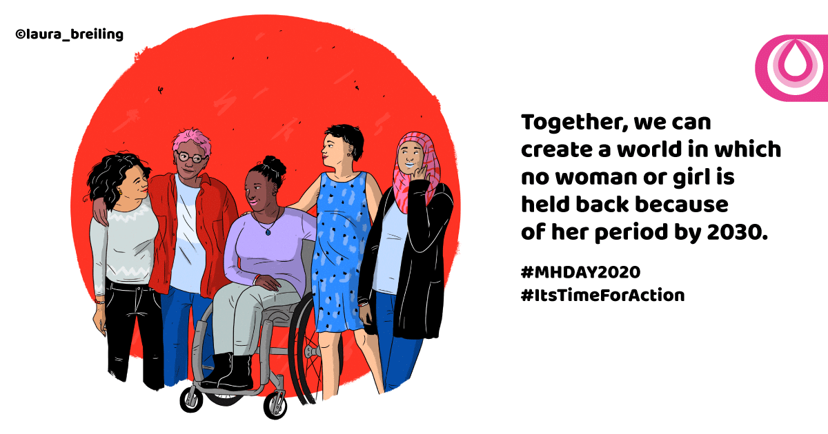 SwastiHC's tweet photo. #MenstrualWellness goes beyond #MenstrualHygiene &amp; #MenstrualHealth. It is #Holistic, #Sustained &amp; leads to better life indicators. This #MHDay2020, we renew our pledge to strive towards #MenstrualWellness for all #women and #girls.  #ItsTimeForAction #NoOneLeftBehind https://t.co/UTZr7cdHMV