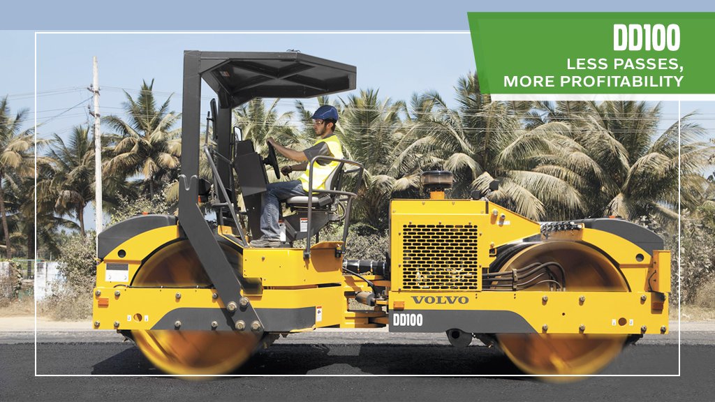VolvoCEIndia's tweet photo. The DD100 #AsphaltCompactor gives you complete control in choice of amplitudes, frequency and more, which results in a smooth, finished mat achieved with less passes and more profitability. #VolvoCEIndia https://t.co/eOl1ZkDq54