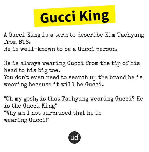 gucci urban dictionary