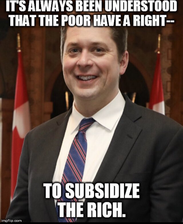 And people on the right, led by the UCP and their supporters, will convince people that they have a right to pay for healthcare themselves. And they have a right to work for peanuts. And... 7/7