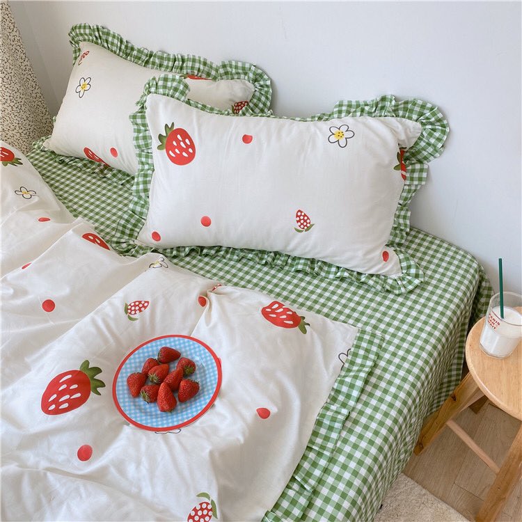 chunjasleep's tweet photo. 🦊 SET | สตอเบอรี่เขียว [B-0003]
〰️ราคา
 5 ฟุต 1,690 บาท | 6 ฟุต 1,990 บาท
ประกอบด้วย
1.ปลอกผ้าห่ม 
2.ปลอกหมอน 2 ชิ้น
3.ผ้าปูที่นอน
🧡ลงทะเบียน 80 | EMS 120 บาท
#ผ้าปูที่นอน #ผ้าปูเตียง #CJSPRE https://t.co/bos9VHd6gB