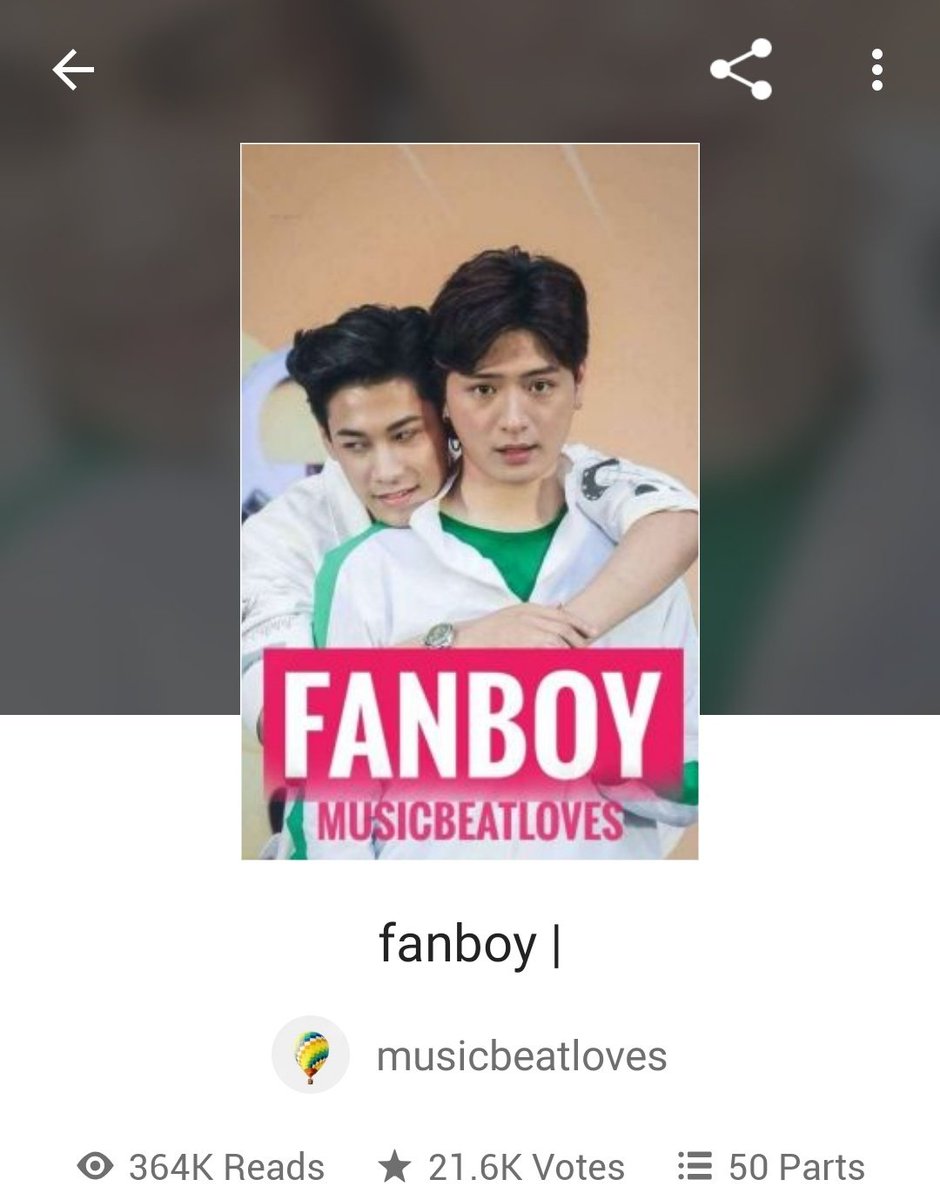 fanboy by musicbeatlovesTHIS FIC IS CUTE AF I REALLY WISH THE AUTHOR WILL HAVE EVERY CREATIVITY NEEDED TO FINISH THIS. Arthit as Kong's fanboy and fansite? link:  https://my.w.tt/i4m5mNMgS6 