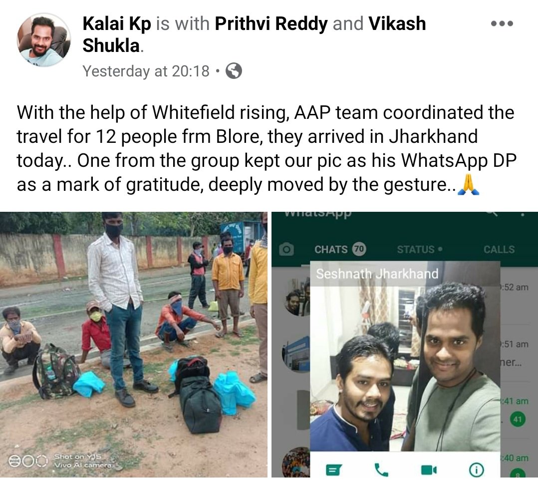 CitizenKamran's tweet photo. #HerosOfCovid19 #HerosOfBengaluru
@WFRising & @p_kalai
A citizen driven organisation and a citizen working for the migrants without any expectations and returns.
Bengaluru show them love.♥️❣️💓💕💖💗
RT to spread love and follow them to show them your love. https://t.co/DHZG2Ouehj