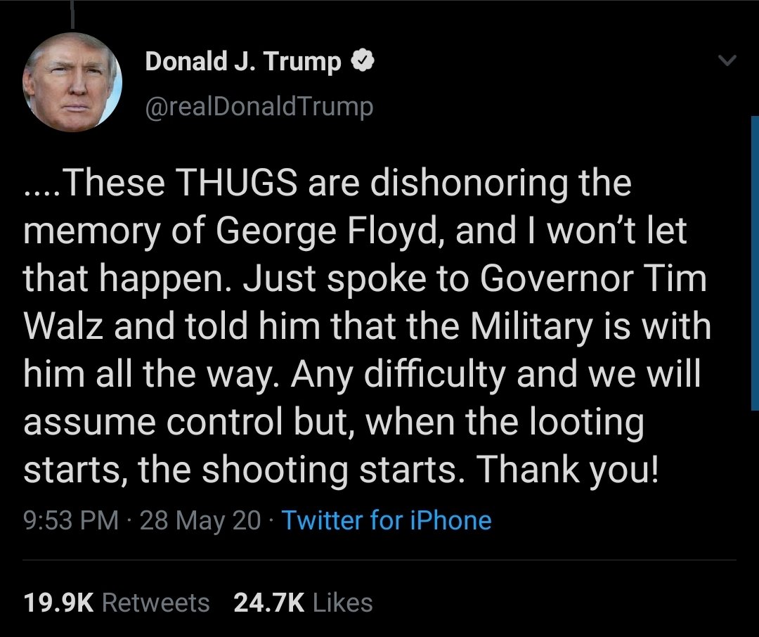 The president has just declared war against the citizens of the United States https://t.co/sPR0BFLMQz