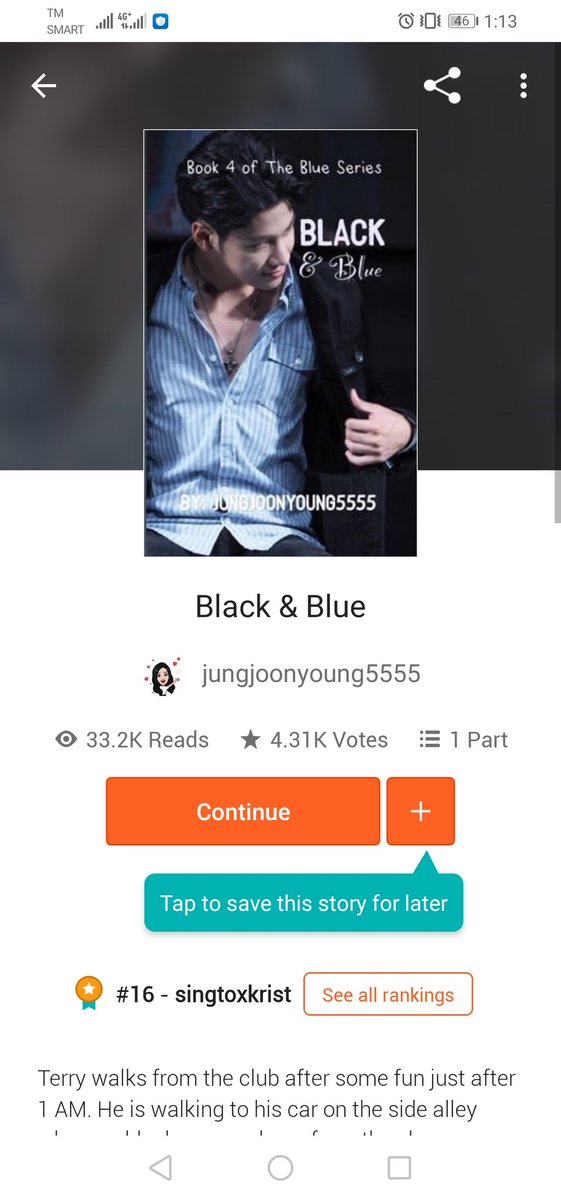 Black & Blue by jungjoonyoing5555Yep, the author of the ForthBeam fic "Addicted" graced us with a Peraya fic this time. link:  https://my.w.tt/mlK4MQhhS6 